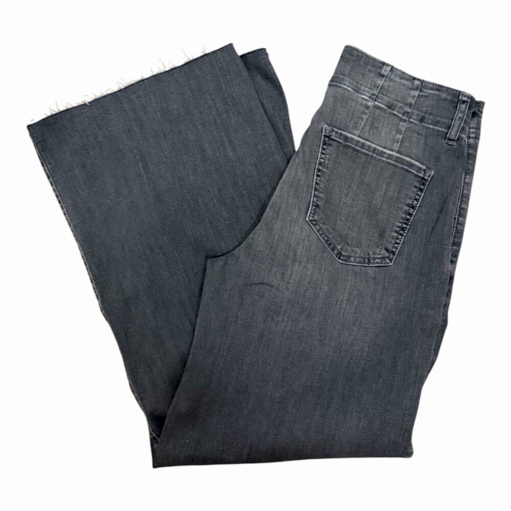 KUT From The Kloth Meg High Rise Fab Ab Wide Leg Women's Jeans Gray Sz 8